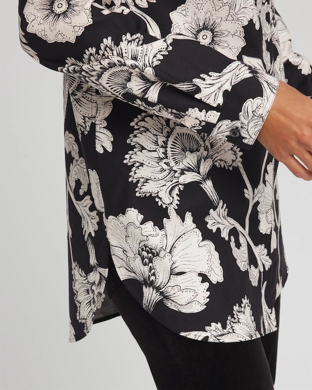No Iron Bryne Bloom Stretch Tunic - image 4